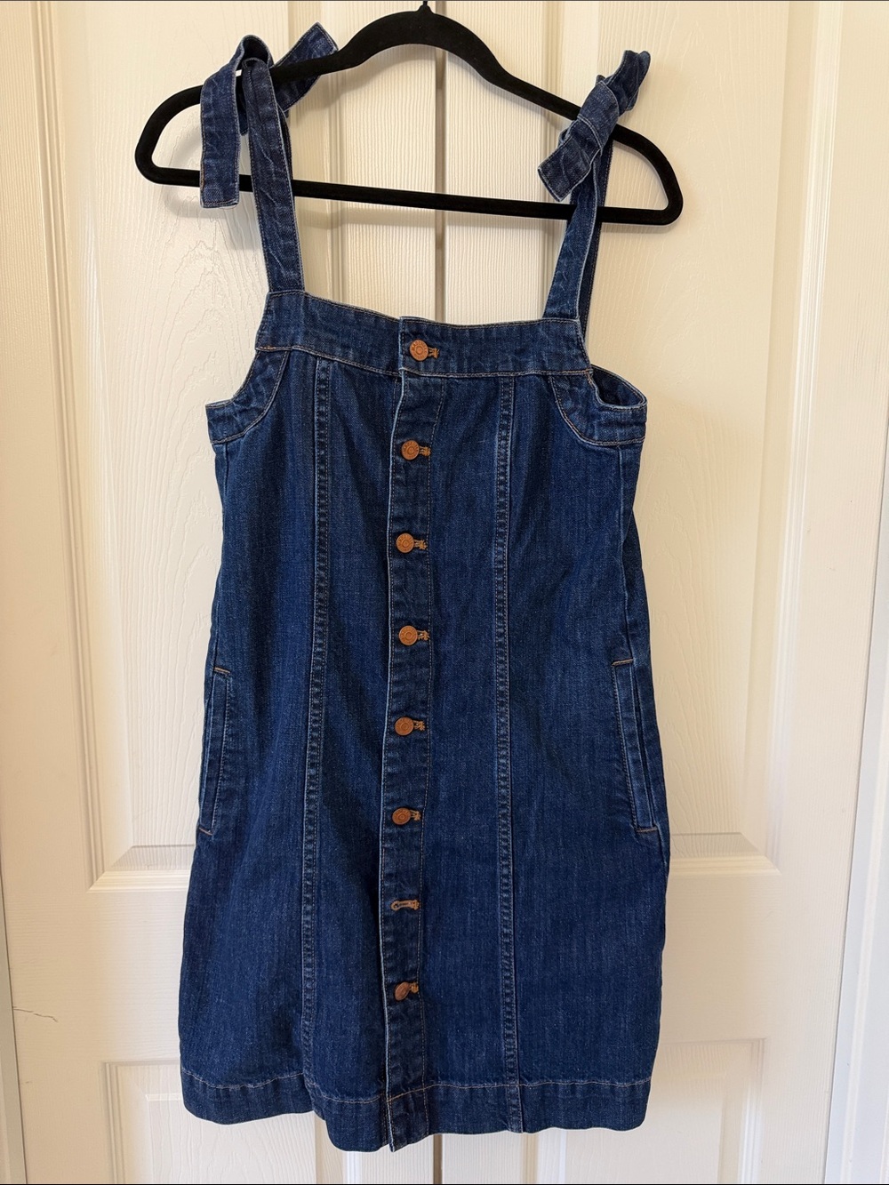 Madewell Denim Button-Front Dress